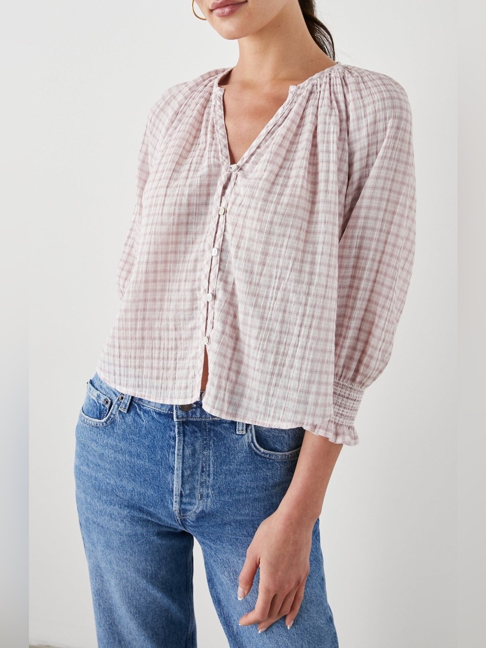 Rails Mariah Top Pink Size M $168